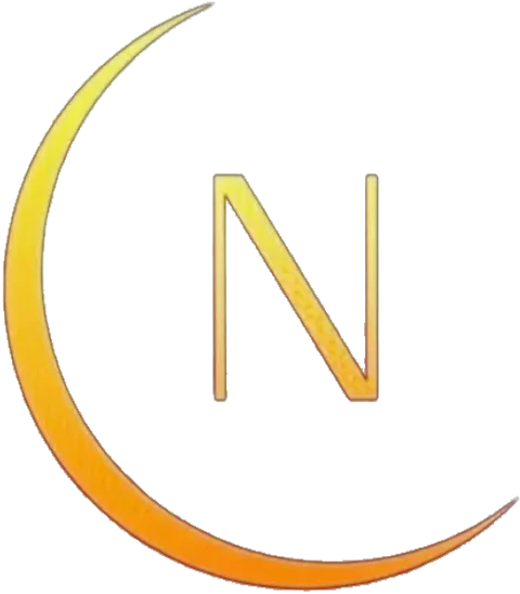 The Noctis Aurora mark: a gold crescent moon around an N